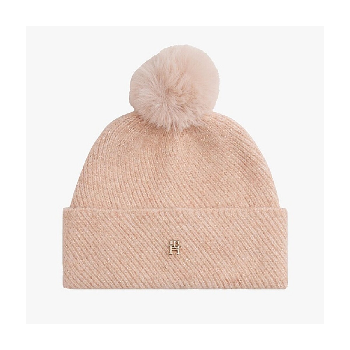 Tommy Hilfiger  POM POM BEANIE  Růžová