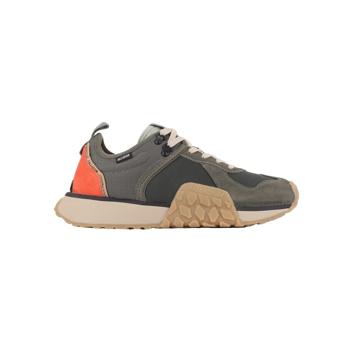 Palladium  Troop Runner Sneakers - Olive Night/Beluga  ruznobarevne