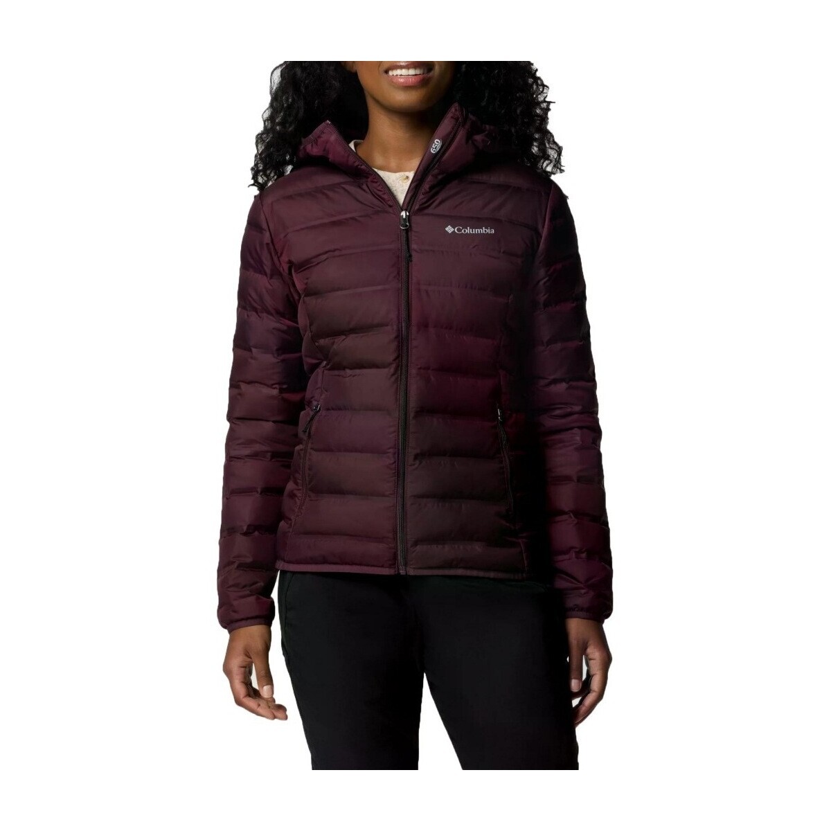 Columbia  LAKE 22 II DOWN HOODED JA  Bordó