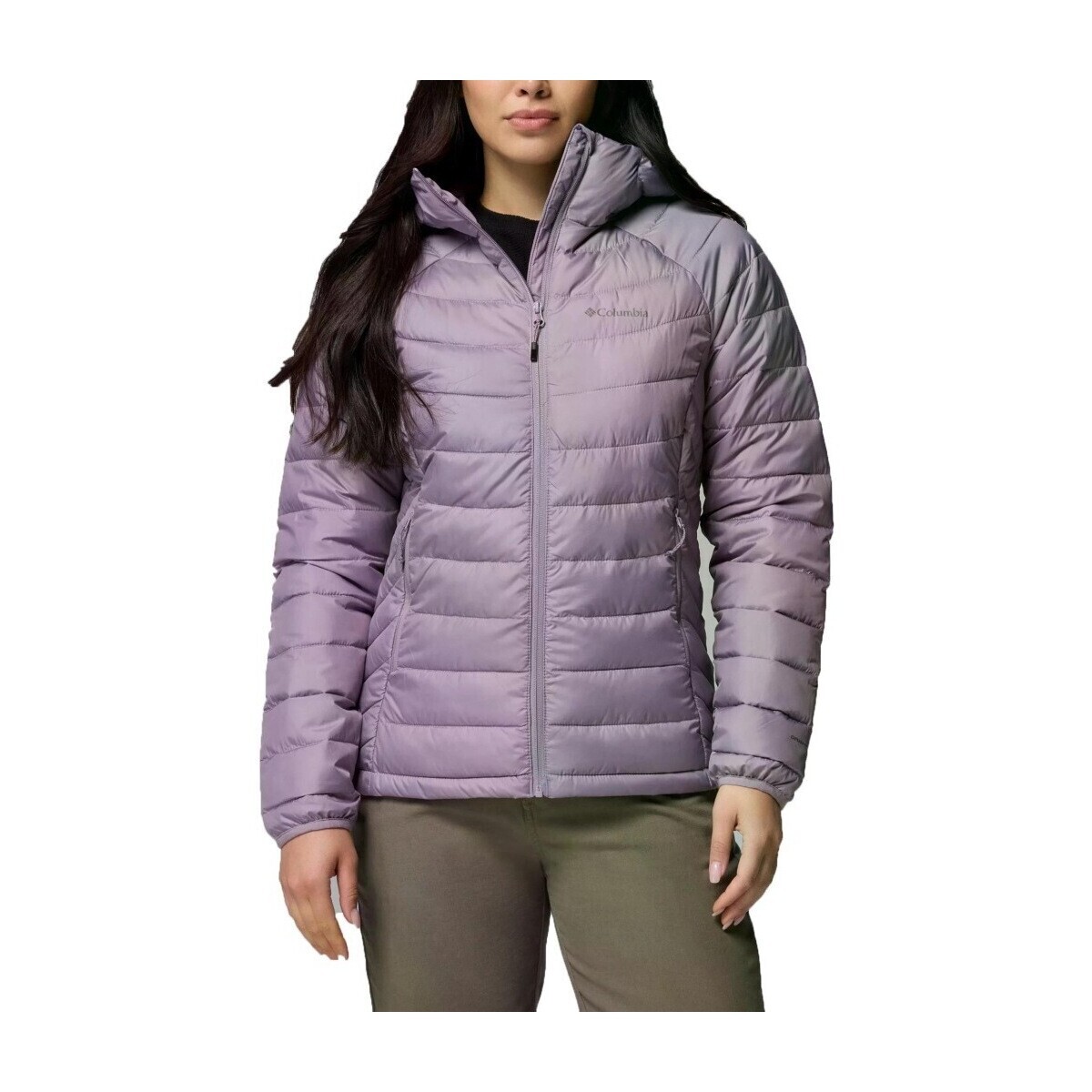 Columbia  POWDER LITE II HOODED JACKET  Fialová