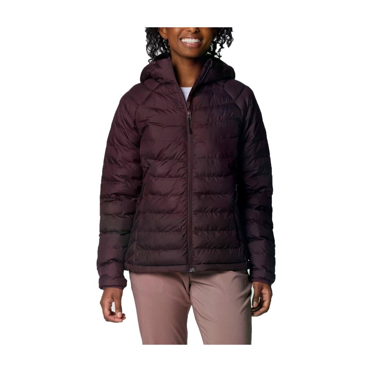 Columbia  POWDER LITE II HOODED JACKET  Bordó