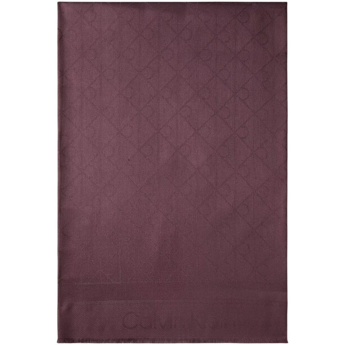 Calvin Klein Jeans  TONAL AOP MODAL LW SQUARE SCARF LV04D8063G  Červená