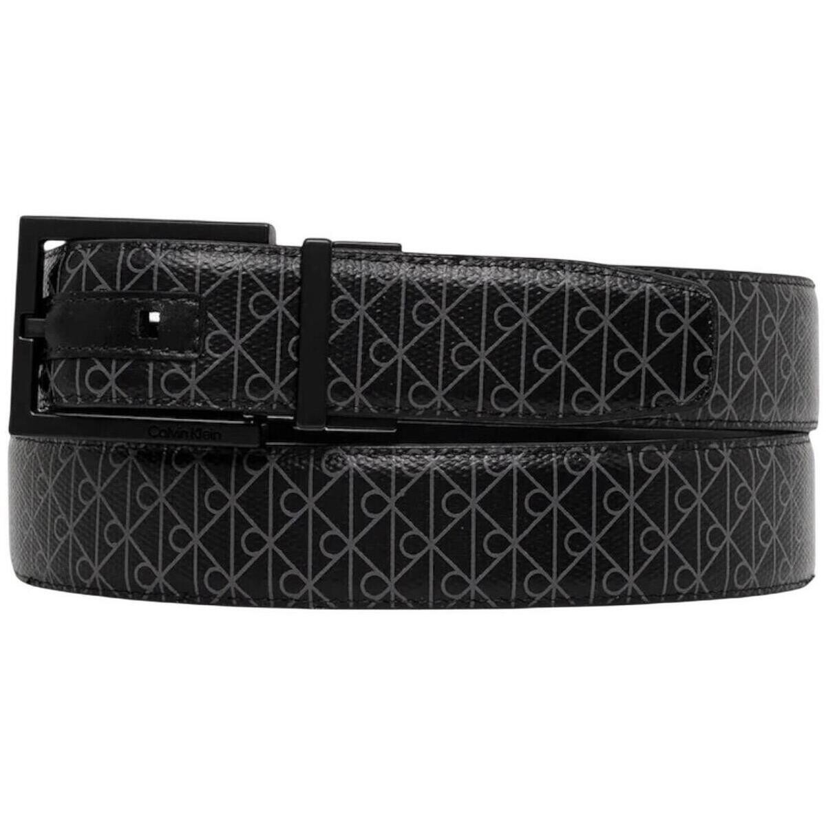 Calvin Klein Jeans  SQUARE BUCKLE 32MM REV LV04D7027G  Černá