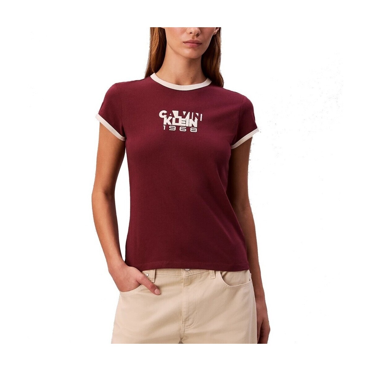 Calvin Klein Jeans  LV047D208G  Bordó