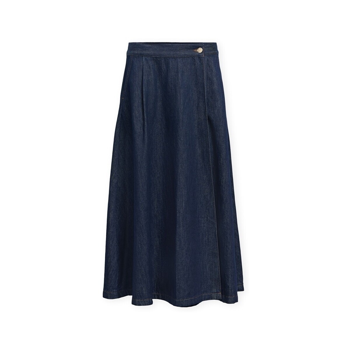 Object  Sina Long Skirt - Dark Denim  Modrá