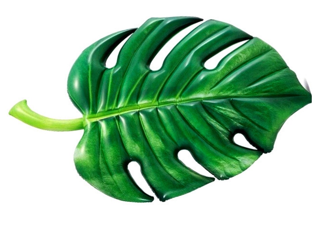 Nafukovací lehátko - palmový list