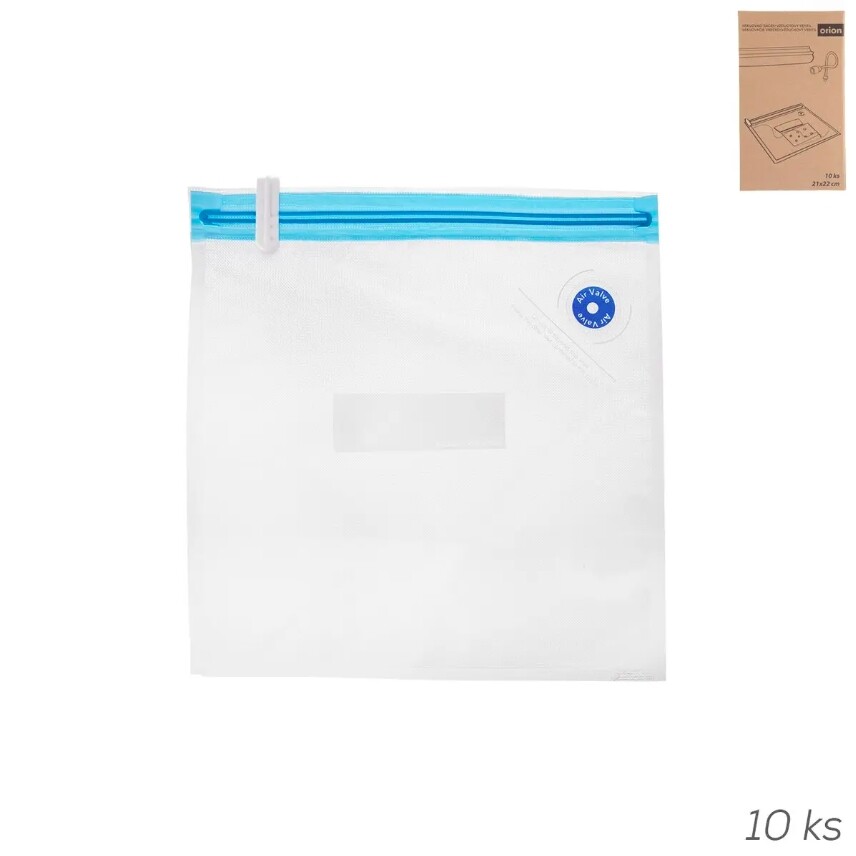 ORION Sáček do vakuovačky nylon 22x21cm 10ks s ventilem