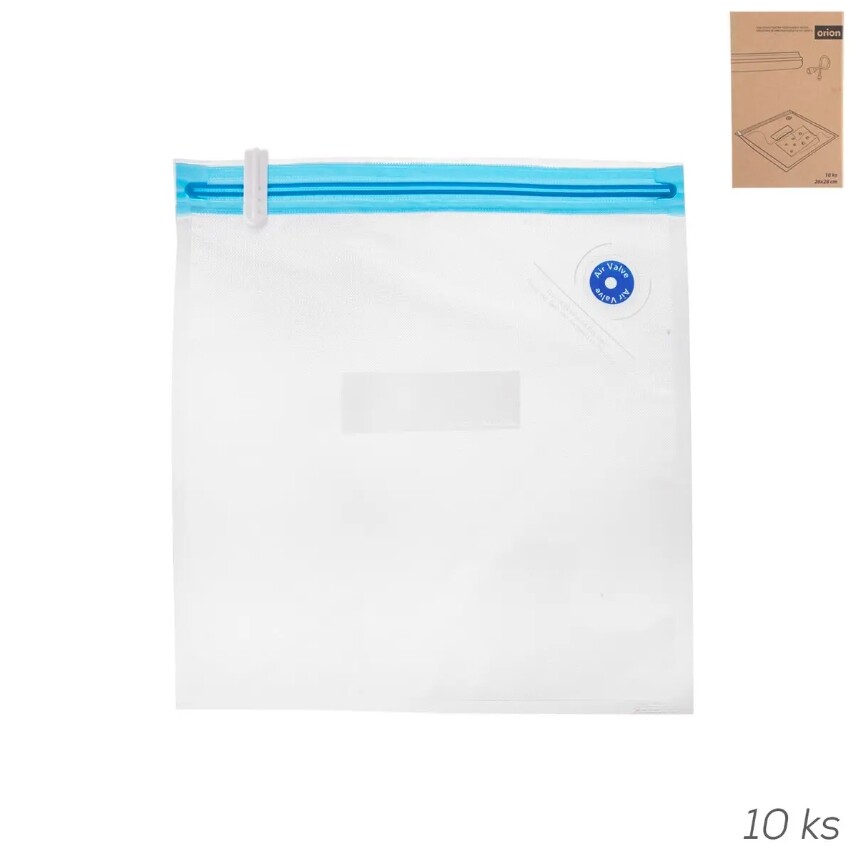 ORION Sáček do vakuovačky nylon 26x28cm 10ks s ventilem