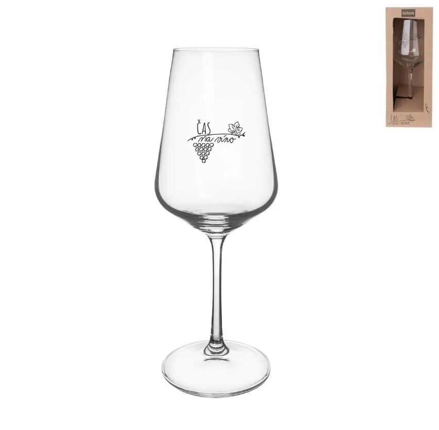ORION Sklenice na víno 350ml  ČAS NA VÍNO