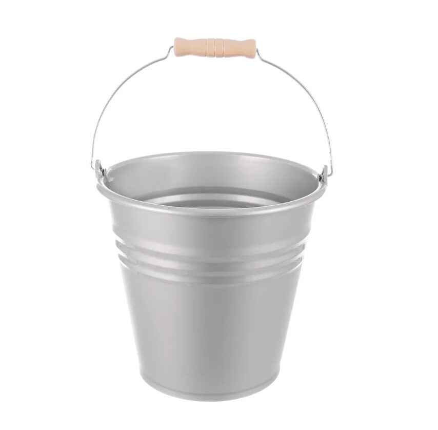 ORION Vědro  7L kov/PH  MARK šedá