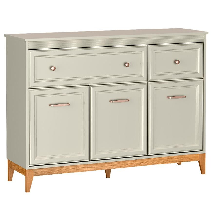 Komoda Windsor 1W 135 kašmír/dub přírodní