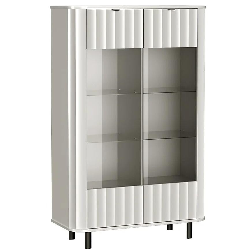 Nízká vitrína Novado 9NV klasická bílá