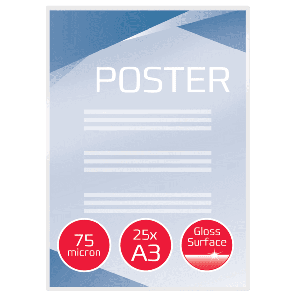 GBC Laminovací kapsy A3 75 mic (25)