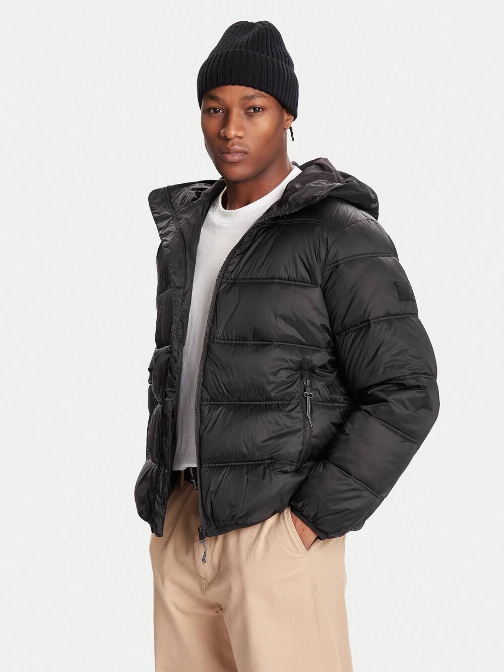 Tommy Jeans pánská černá bunda DM0DM22044BDS M