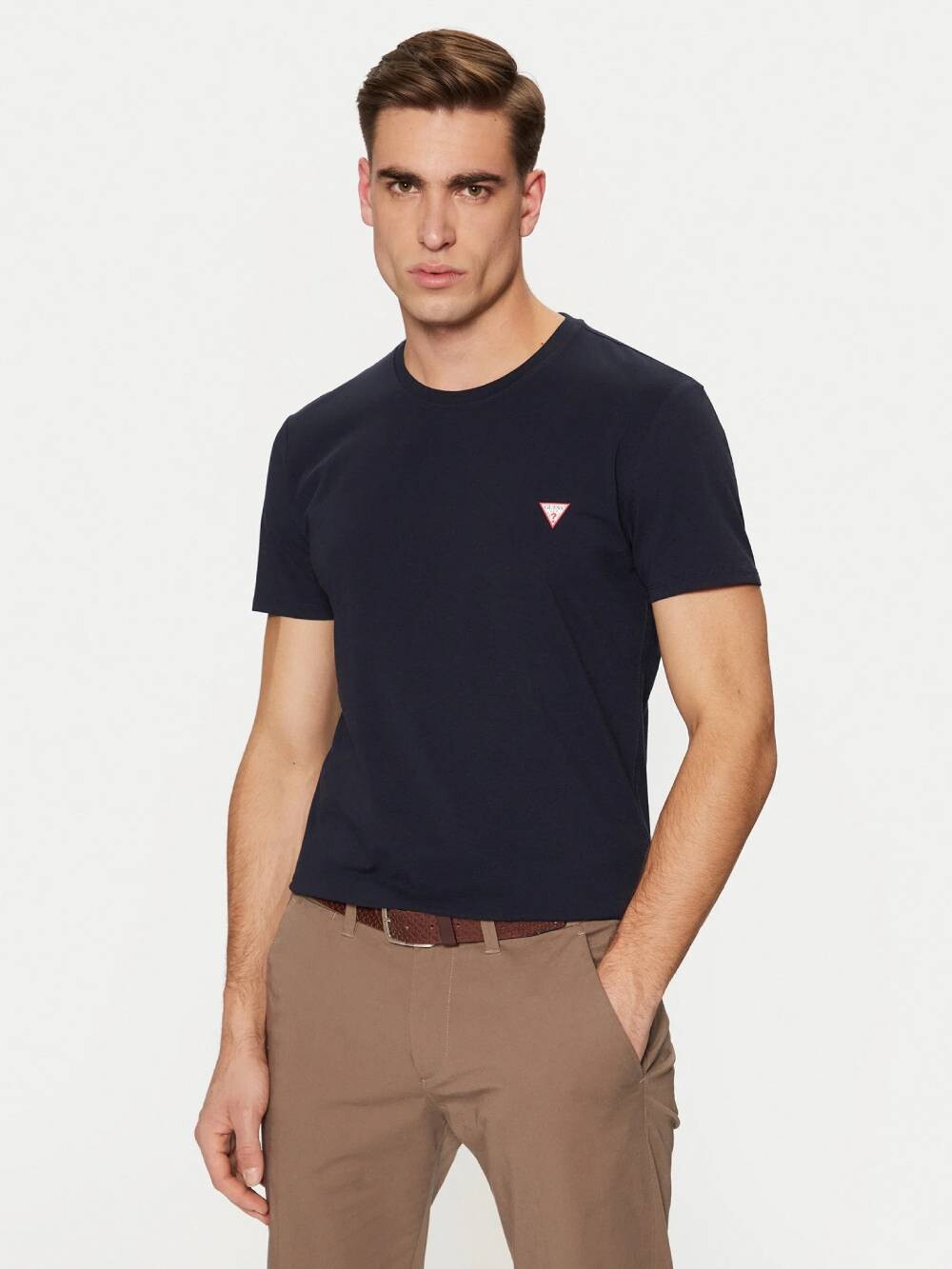 Guess pánské modré tričko M2YI24J1314 S