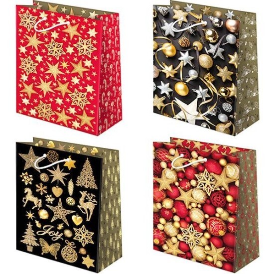 PAW Vánoční dárková taška - 10 x 16 cm - T5-S27