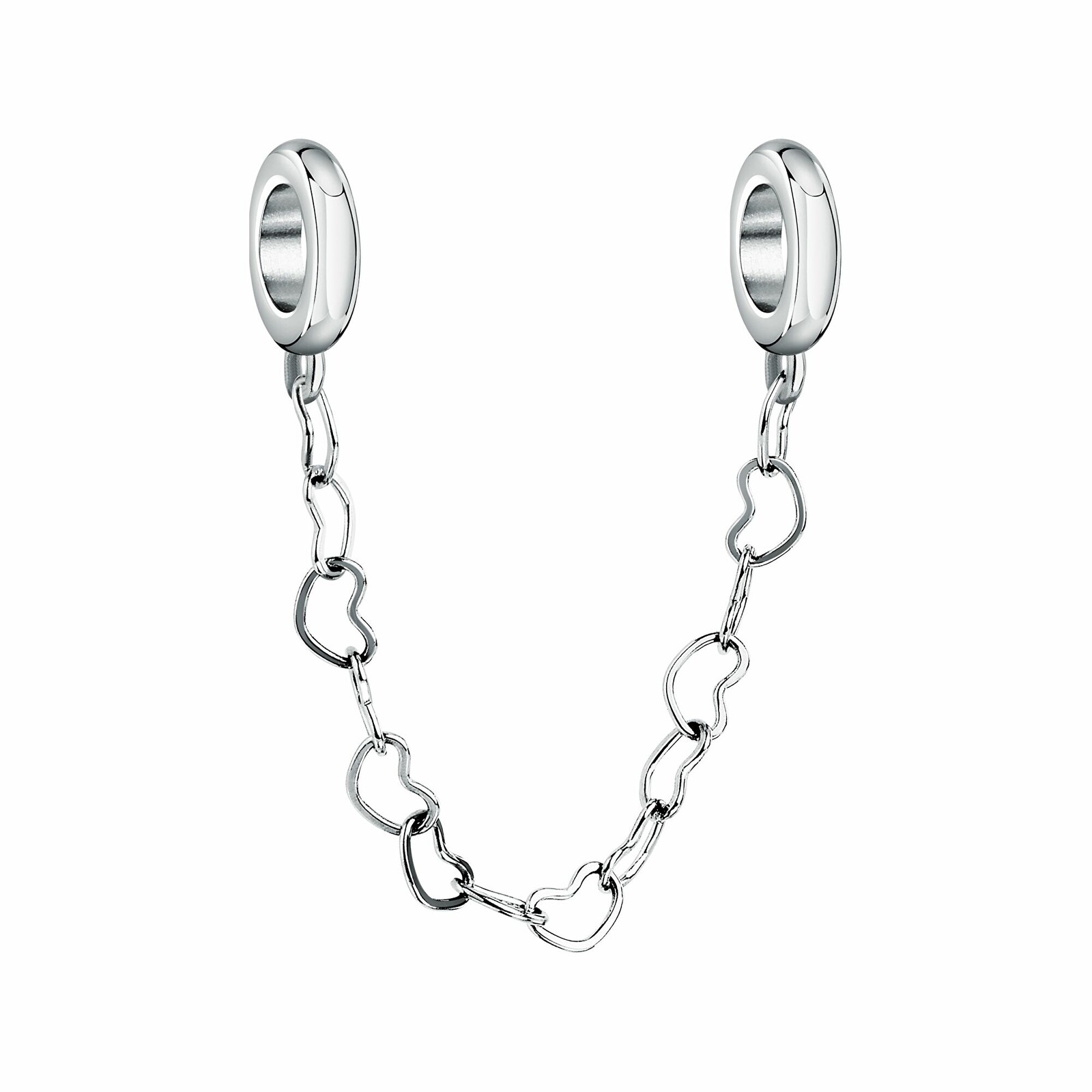 Morellato Ocelový bezpečnostní řetízek se srdíčky Drops SCZ1411