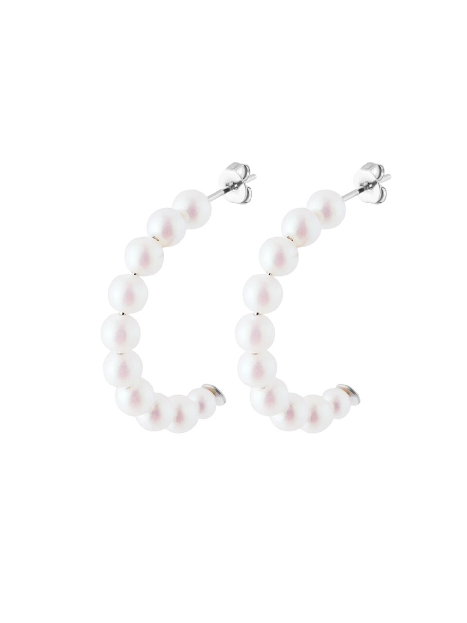 Preciosa Něžné ocelové náušnice s perličkami Phoebe Spotlight 7505 01