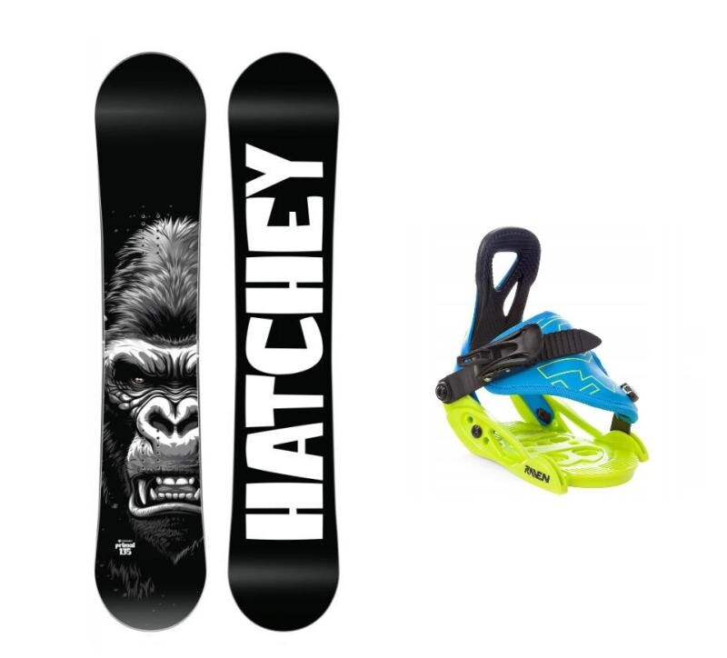Hatchey Primal dětský snowboard + Raven s160 dětské snb vázání