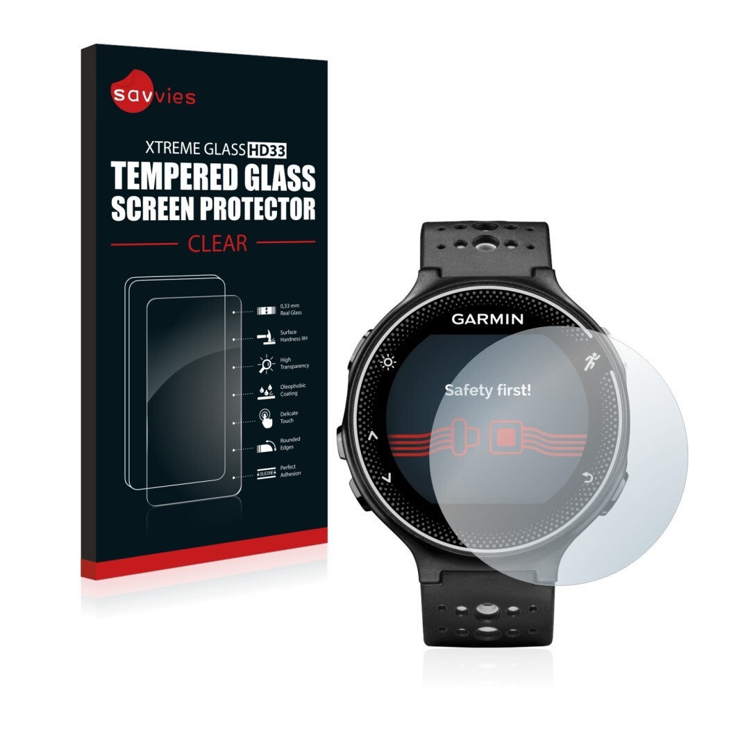 Ochranné sklo Savvies Clear Tempered Glass Screen Protector for Garmin Forerunner 230