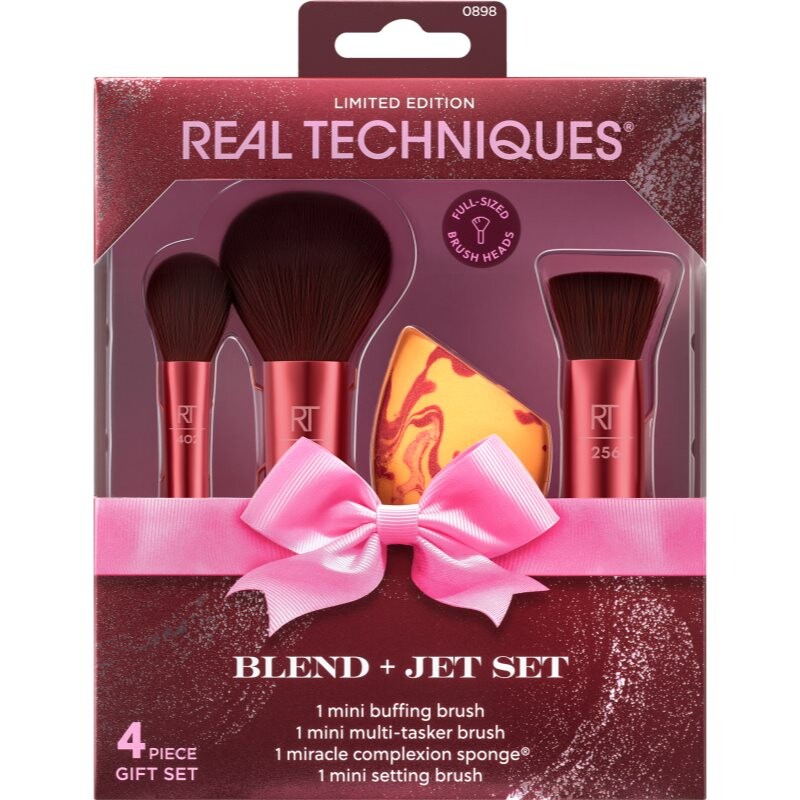 Real Techniques Blend + Jet Set dárková sada na obličej