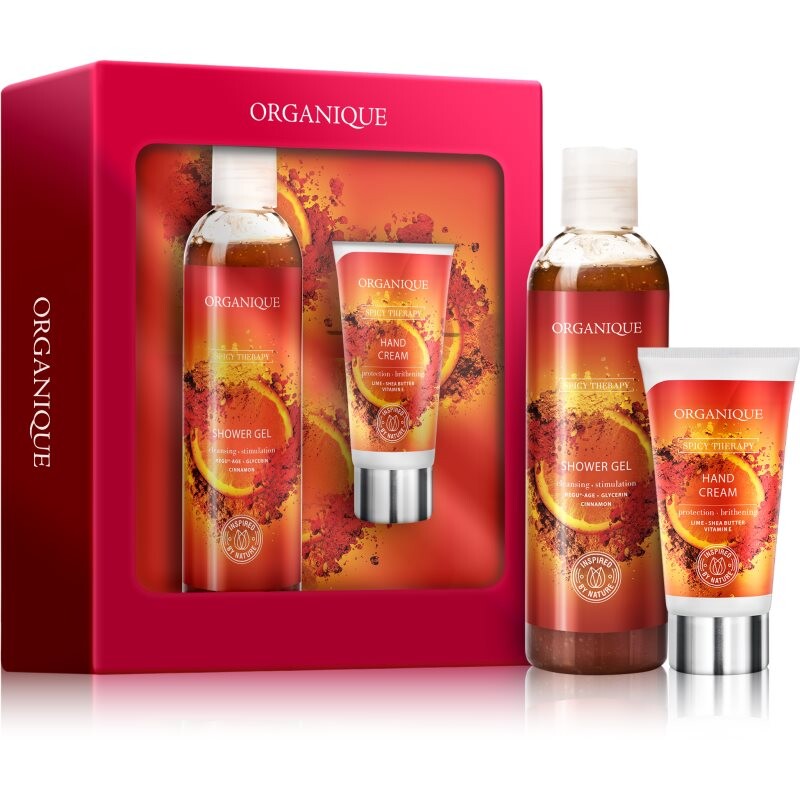 Organique Gift Set Spicy Delight vánoční dárková sada na ruce a tělo