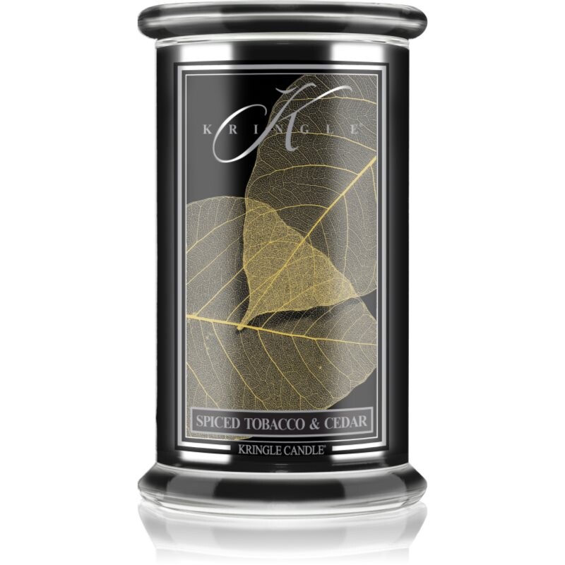 Kringle Candle Spiced Tobacco & Cedar vonná svíčka 623 g