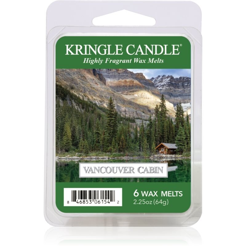 Kringle Candle Vancouver Cabin 6 Wax Melts vonná svíčka 64 g