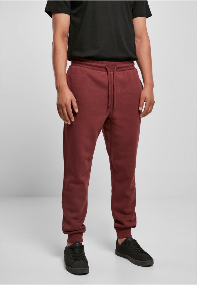 Basic Sweatpants - cherry M