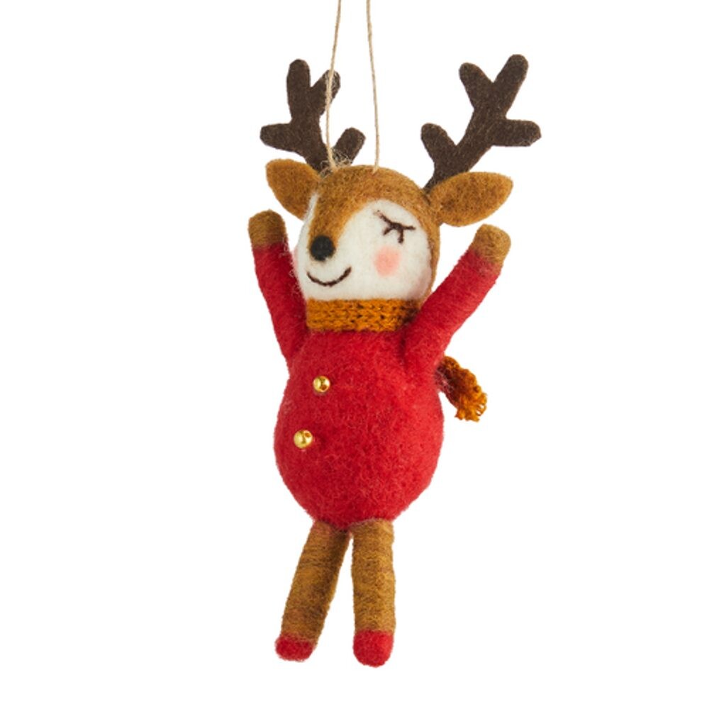 HANG ON Plstěná ozdoba sob