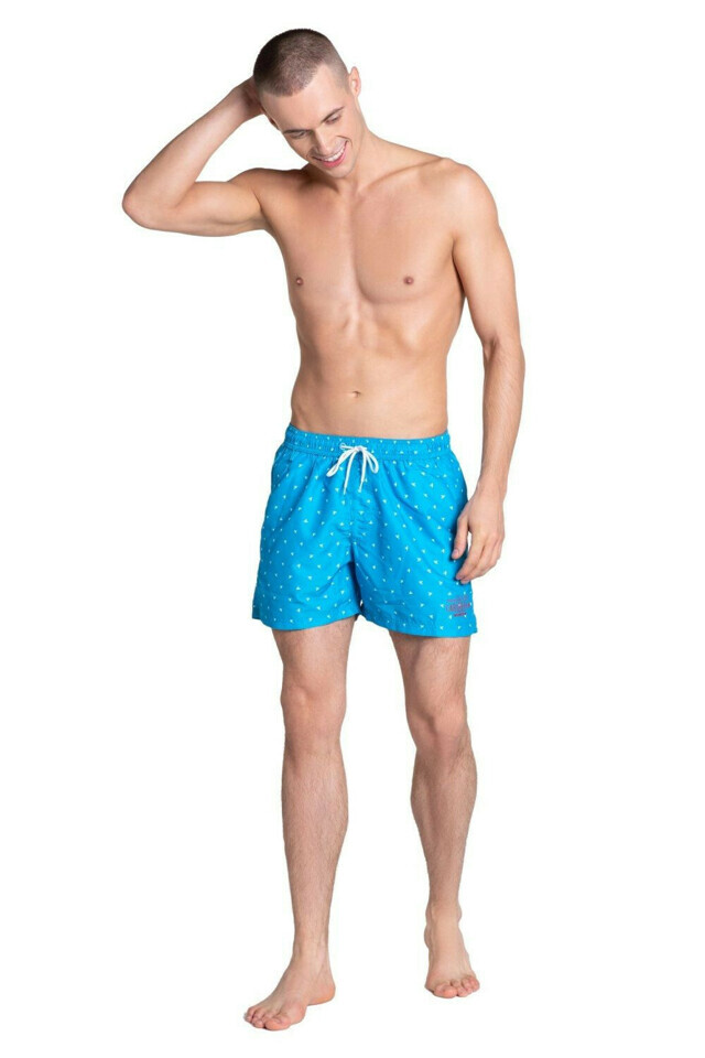 Pánské plavky 38863 Shall - HENDERSON - XL - modrá