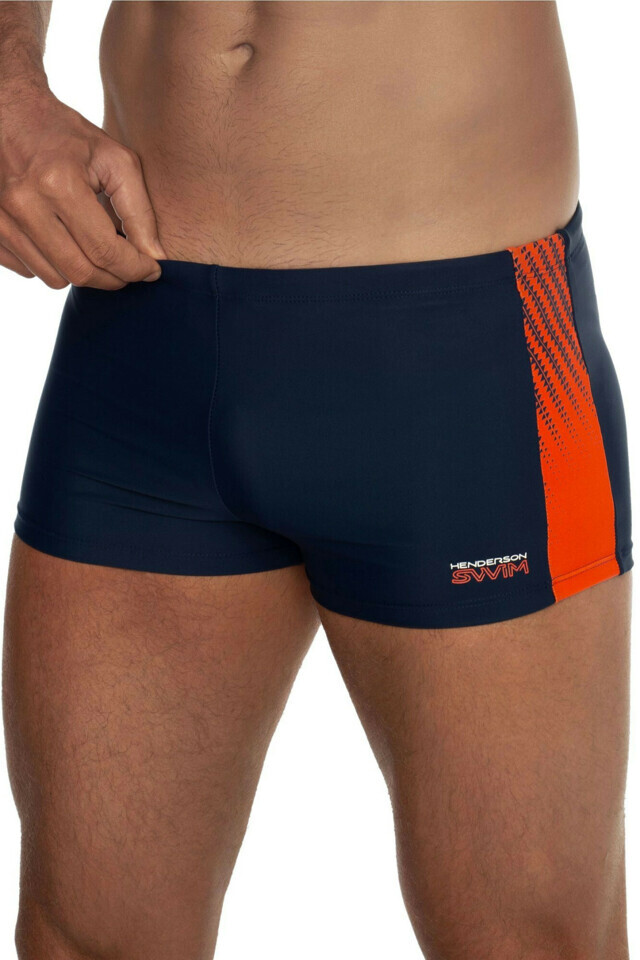 Pánské plavky 41317 Zither - HENDERSON - XL - tmavě modrá
