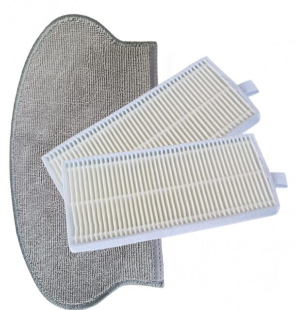 HEPA filtry a mop pro ETA Tiger 4242, Midea M6, Eureka NER600 sada 2+1ks