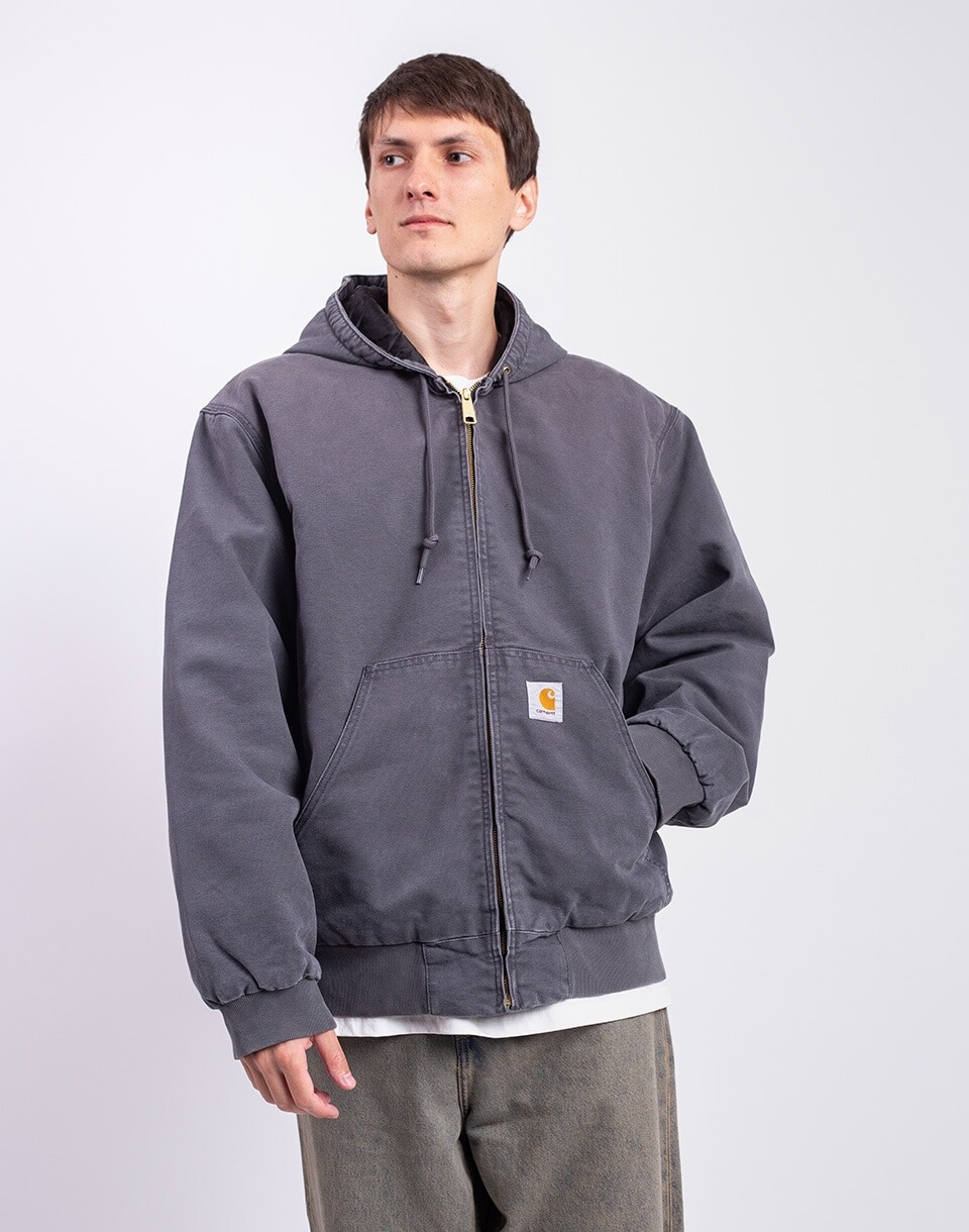 Carhartt WIP OG Active Jacket Graphite stone canvas M