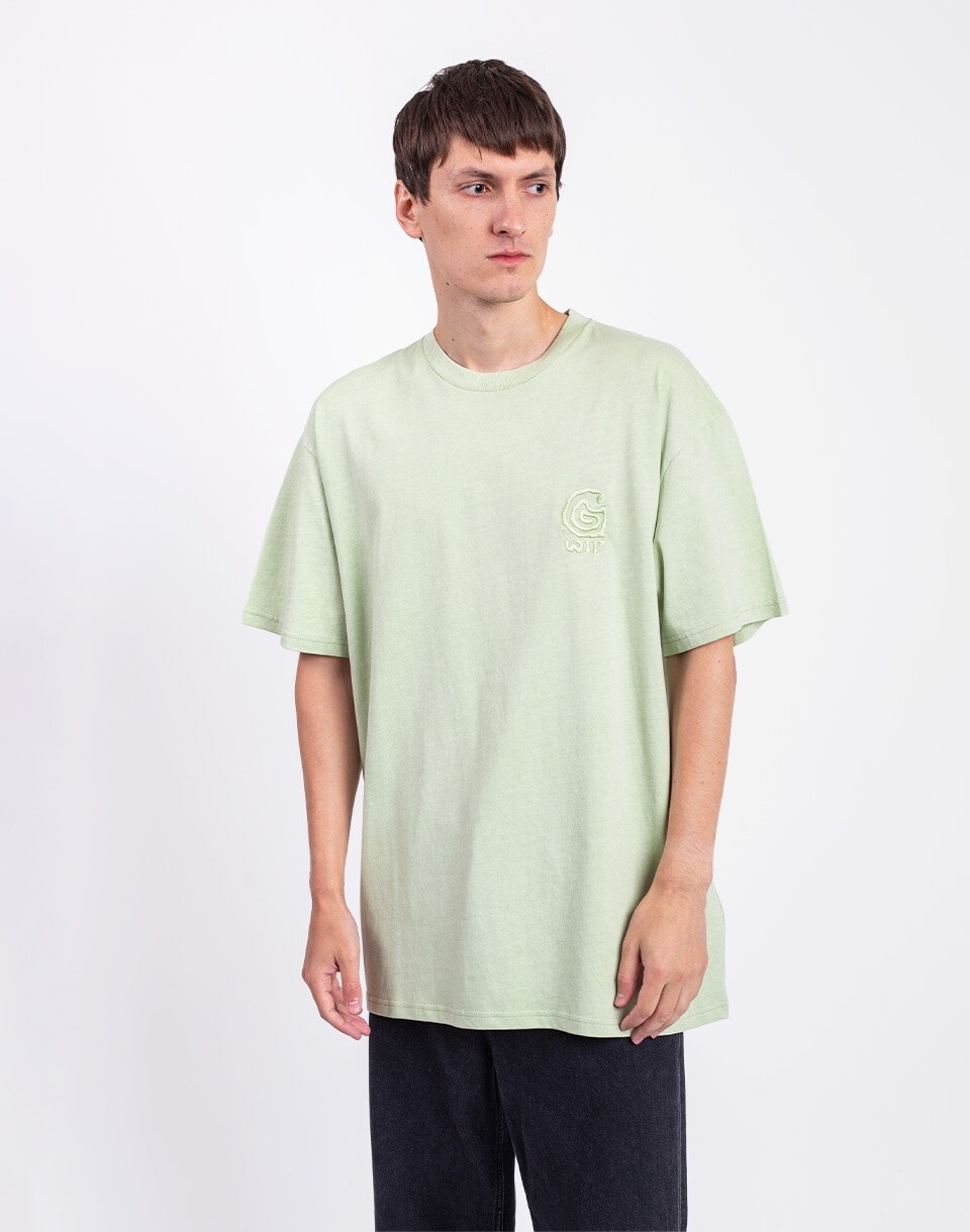 Carhartt WIP S/S Helix Redux T-Shirt Pale Olive garment dyed M