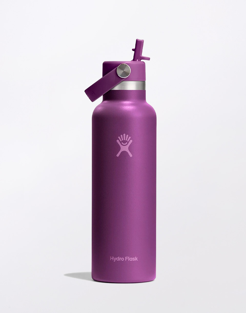 Hydro Flask Standard Flex Straw Cap 21 oz (621 ml) Beachplum purple