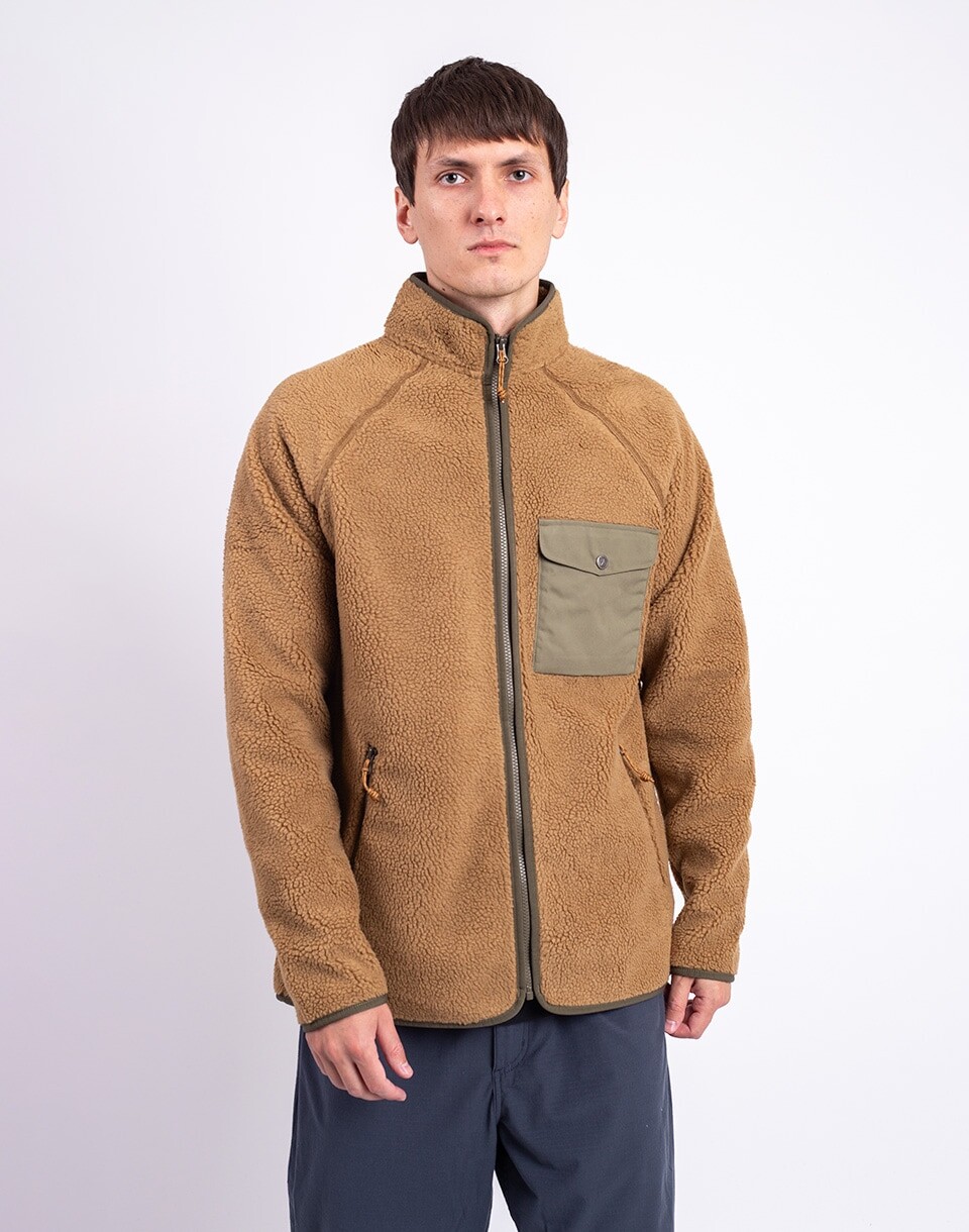 Fjällräven Vardag Pile Fleece M 232-625 Buckwheat Brown - Laure Green S
