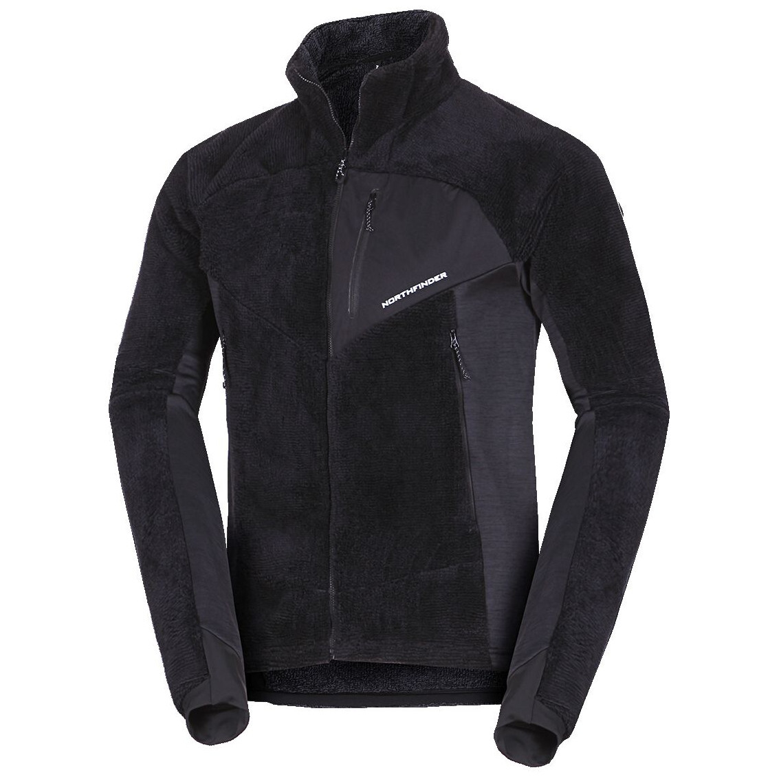 Pánský svetr Northfinder Ludwik Velikost: L / Barva: černá