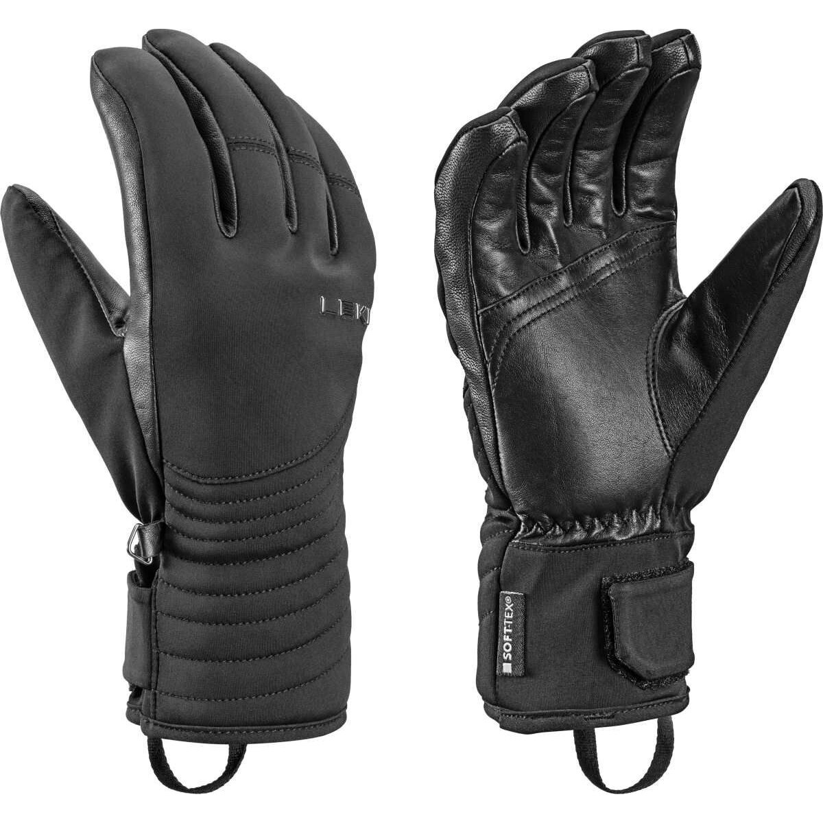 Dámské lyžařské rukavice Leki Vallarta Base Zero Women Velikost rukavic: 6,5 / Barva: černá
