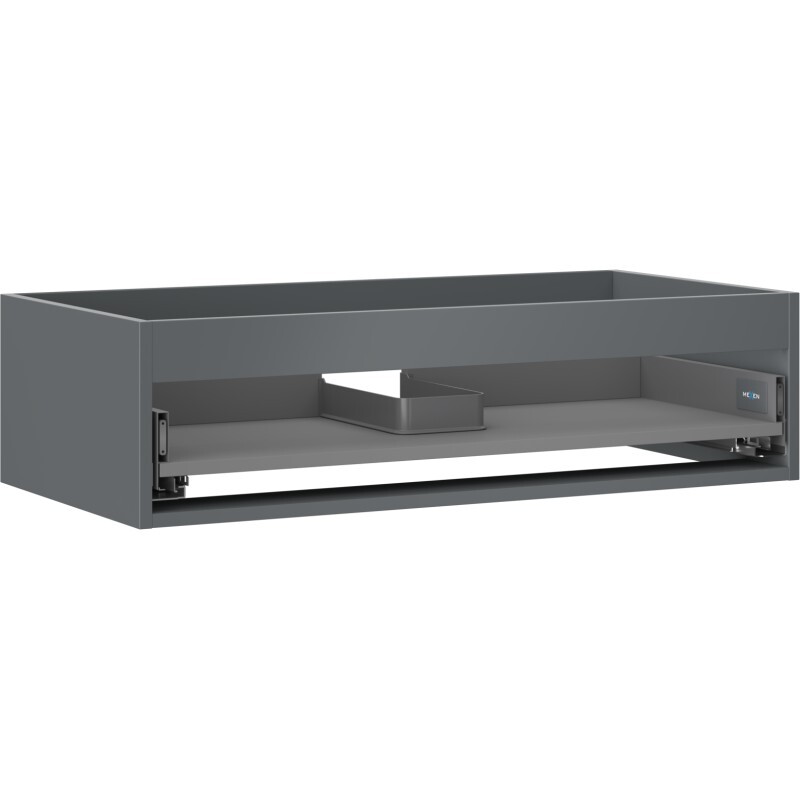 MEXEN Box-A skříňka pro umyvadlo 90, 1 šuplík, grafit mat 91AX0-0900-235-1-66