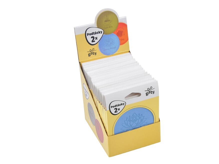 MFP 6660016 Gifty - Display box podtácky 18párů