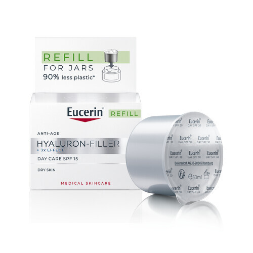Eucerin HYALURON-FILLER+3x EFFECT denní krém SPF15 refill 50ml