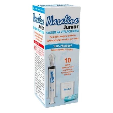 Nasaline Systém na výplach nosu Junior 2-12 let 10ks