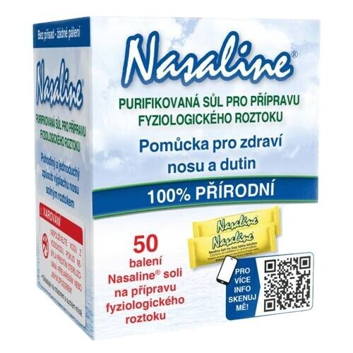 Nasaline Sůl pro přípravu fyziologického roztoku 50ks