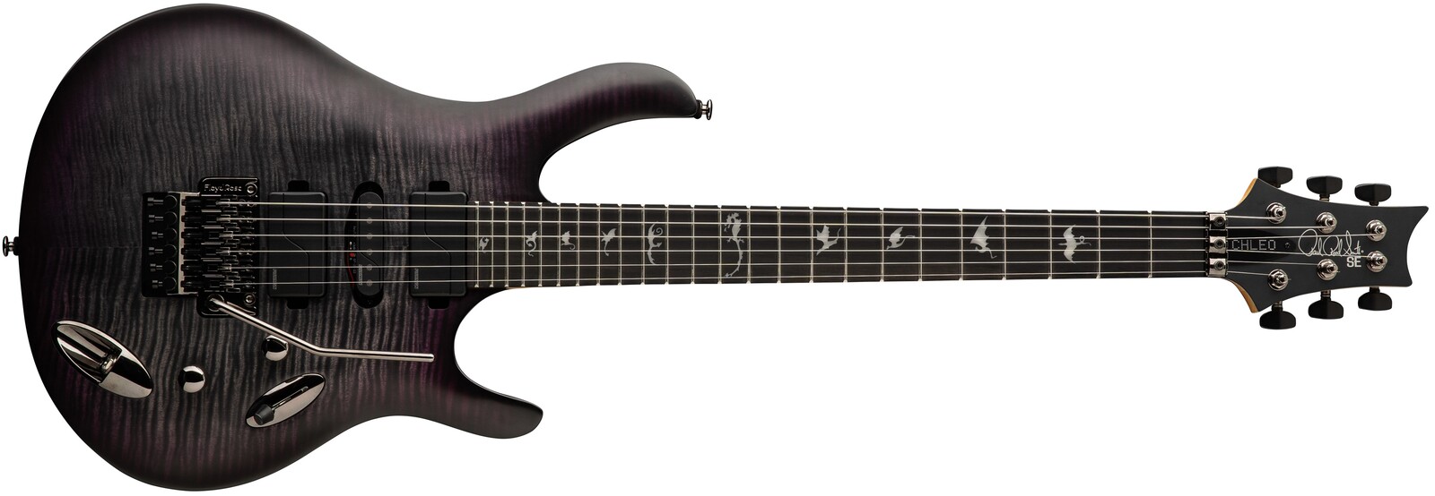 PRS SE Chleo Charcoal Purple Burst