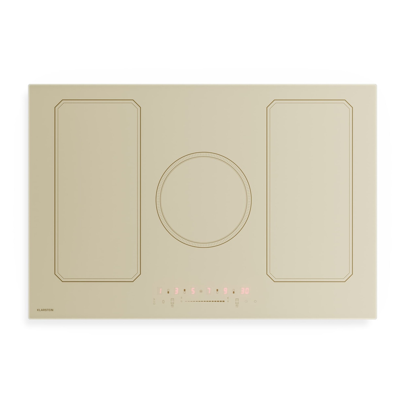 Klarstein Indukční varná deska Victoria | 5 varných zón | retro estetika | 11500 W | 77 cm
