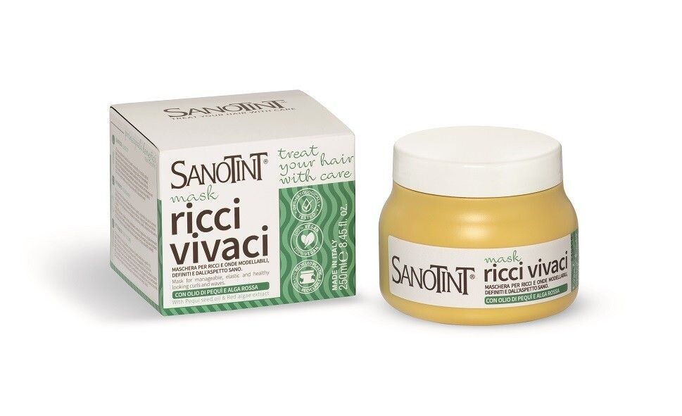 Sanotint Maska - pro kudrnaté a vlnité vlasy RICCI VIVACI 250 ml