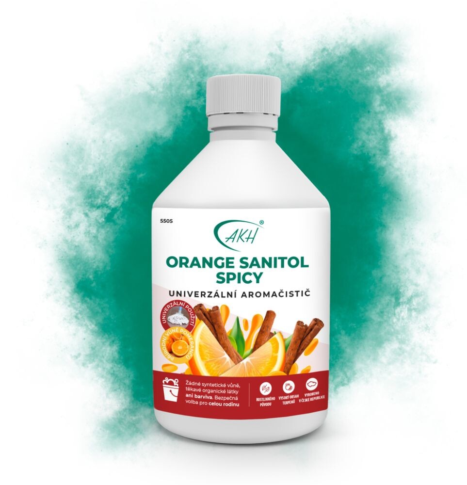Hadek Univerzální aroma čistič ORANGE SANITOL SPICY