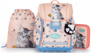 Oxybag školní set 3 dílný premium light - Kočka 2023