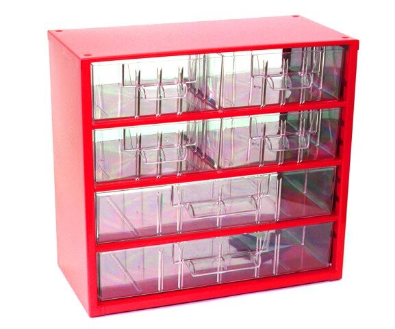 Závěsná skříňka Tokoz 06 4M+2L - červená